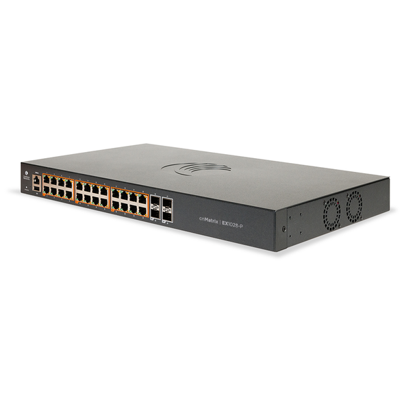 Cambium MX-EX1028PxB-1 cnMatrix EX1028-P Ethernet PoE+ Switch