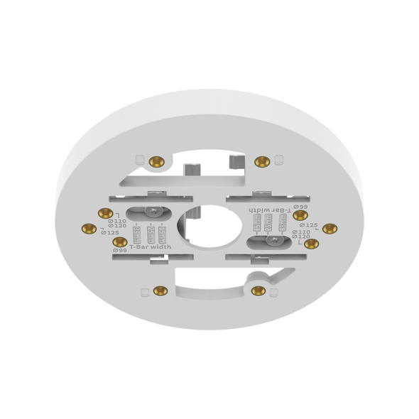 Hanwha SBP-140CMT Tile Grid Ceiling Mount for Hanwha Dome Cameras – Durable & Easy Installation