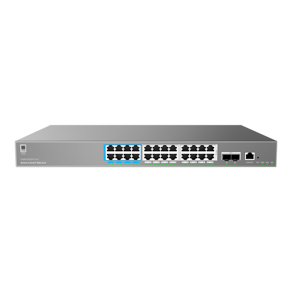 Grandstream GWN7803PH-PRO Pro Managed PoE Network Switch 24xGigE 2xSFP+ 400W