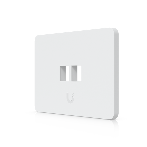 Ubiquiti UACC-WP-KEYSTONE-V-2P Universal Paintable 2-Port Keystone Wall Plate (4-Pack)
