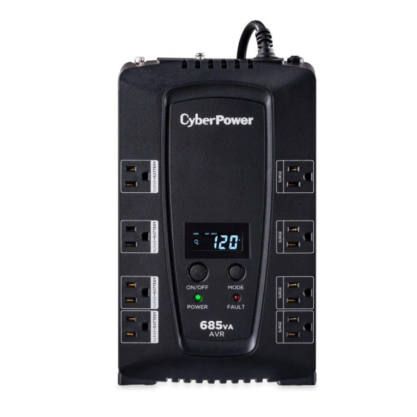 CyberPower CP685AVRLCD 685VA/390W UPS with Intelligent LCD