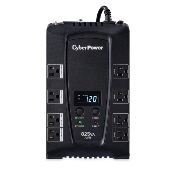 CyberPower CP825AVRLCD 825VA/510W UPS with Intelligent LCD