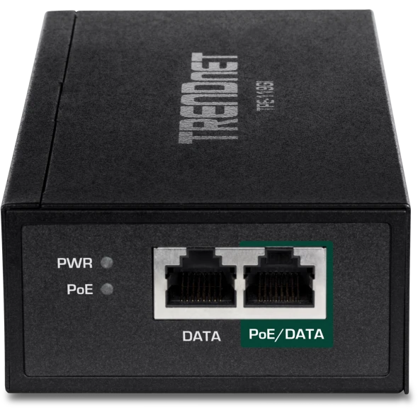 TRENDnet TPE-119GI Gigabit PoE++ Injector, 95W 802.3bt, PoE/PoE+/PoE++, 100m