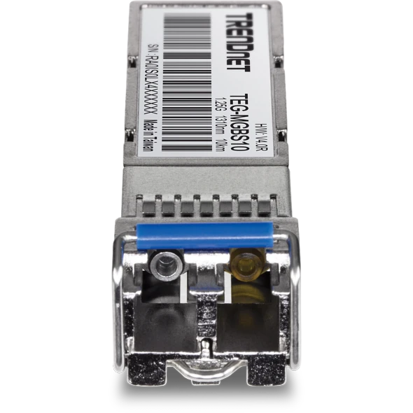 TRENDnet TEG-MGBS10 V4 Single-Mode 1.25Gbps LC SFP Fiber Module (10km)
