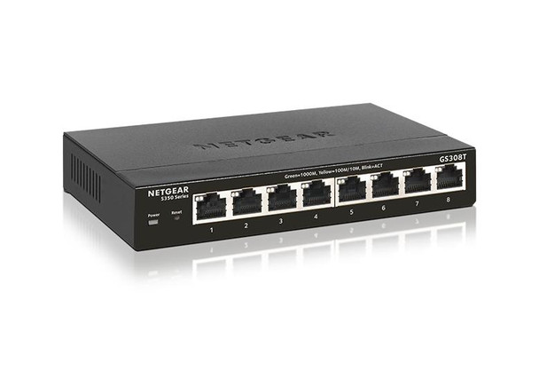 Netgear 8 Port Gigabit Ethernet Switch Unmanaged GS308