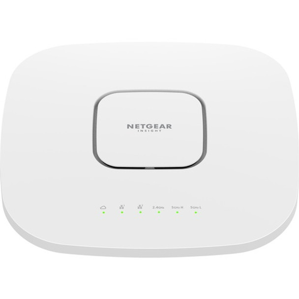 Netgear Business WAX630 Tri Band 802.11ax 6 Gbit/s Wireless Access Point - Indoor - 2.40 GHz, 5 GHz - Internal - MIMO Technology - 1 x Network (RJ-45) - 2.5 Gigabit Ethernet - PoE Ports - Ceiling Mountable, Wall Mountable