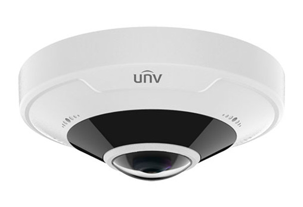 UniView 12MP Ultra HD Infrared Vandal-resistant Fisheye Fixed Dome Camera
