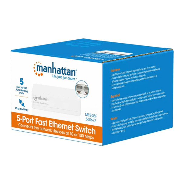 Manhattan 5-Port Fast Ethernet Switch