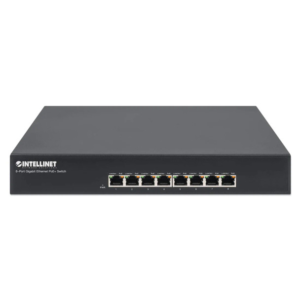 Intellinet 8-Port Gigabit Ethernet PoE + Switch