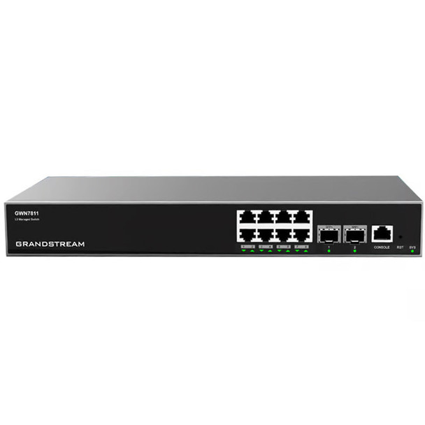 GRANDSTREAM NETWORKS GWN7811 NETWORK SWITCH 8XGIGE 2XSFP+