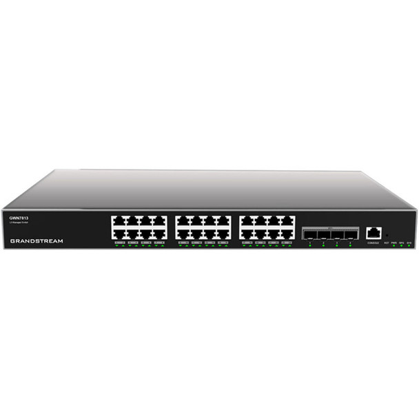 GRANDSTREAM NETWORKS GWN7813 NETWORK SWITCH 24XGIGE 4XSFP+