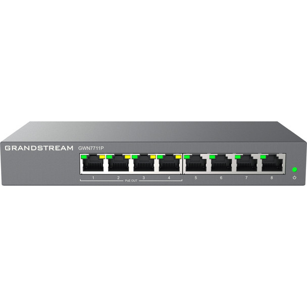 Grandstream Networks GWN7711P PoE Layer 2 Lite Managed Switch 8xGigE