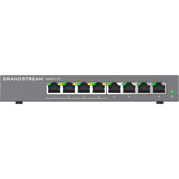 Grandstream Networks GWN7711P PoE Layer 2 Lite Managed Switch 8xGigE
