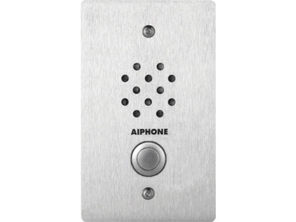 Aiphone LE-SS-1G Vandal-and Weather-Resistant Single-Gang Door Station for Use with AX, LAF/LDF-C, LEM, LEF, MP-S Series Intercom Systems