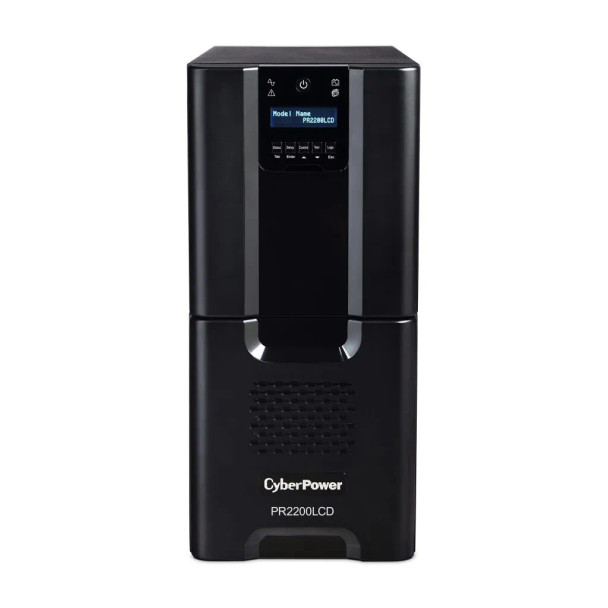 CyberPower PR2200LCD 2200VA / 1320W Smart App LCD UPS Line-Interactive Tower