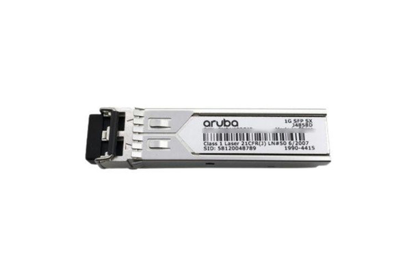 HPE Aruba Networking 1G SFP LC SX 500m OM2 MMF Transceiver Module (J4858D) | Gigabit Ethernet Fiber SFP | LC Duplex | 850nm