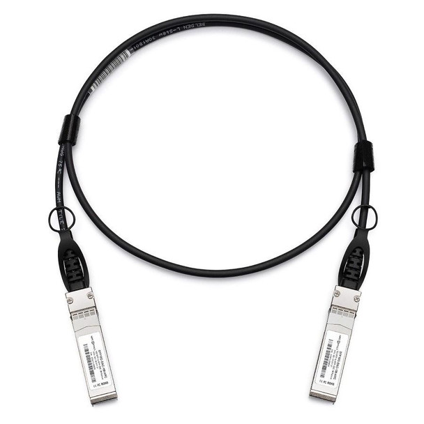 HPE Aruba Networking 10G SFP+ to SFP+ 1m Direct Attach Copper Cable (J9281D) | Twinax DAC Cable | Passive 10GbE SFP+ Cable