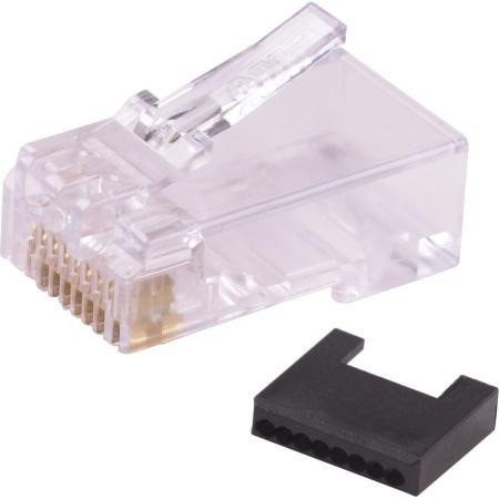 Cambium Networks WB3177B TYCO/AMP Modular Plug RJ45 Connectors 100-Pack | Unscreened RJ45 Ethernet Connectors for CAT5e Cable