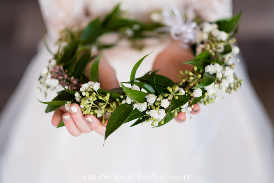 Flower Girl Hair Wreath