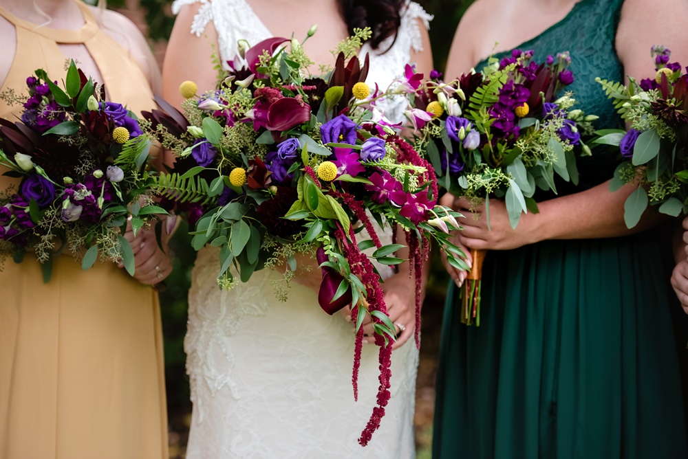 Jewel Tone Bouquets