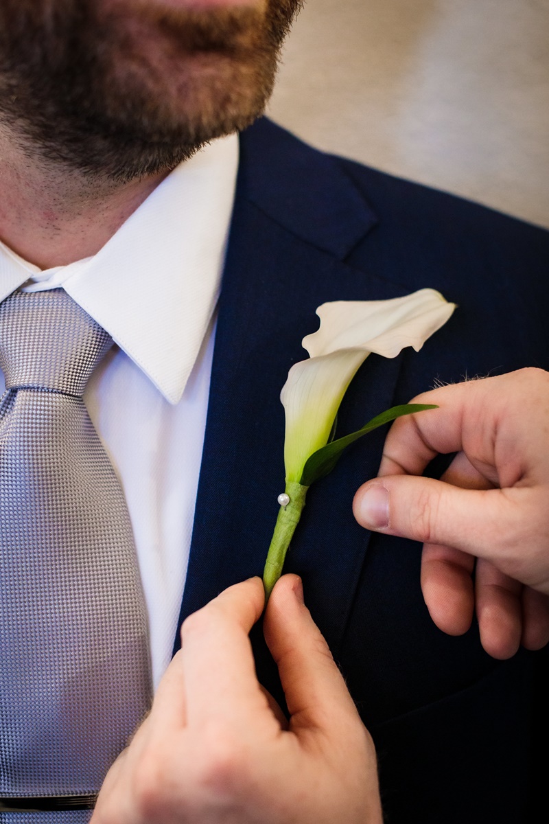 Calla Lily Boutonniere