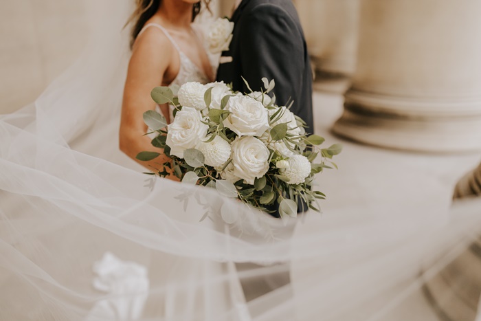 Dahlia and Rose Bouquet