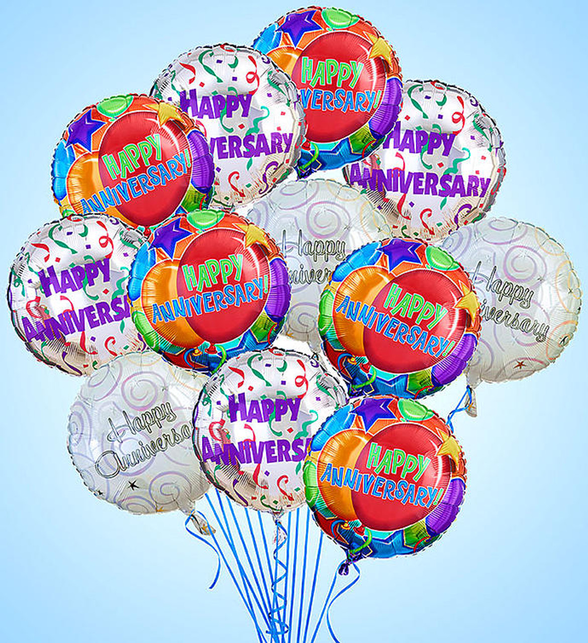 Happy Birthday Mylar Balloon Bouquet/ Best florist & balloons in  Burlington/order one today online