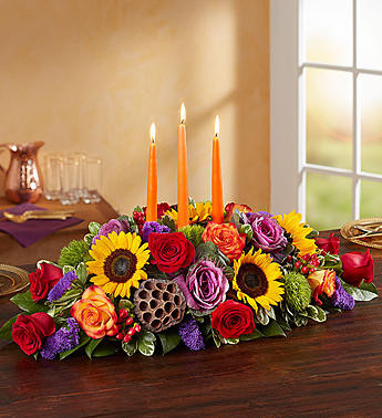 Garden of Grandeur for Fall Centerpiece - Gidas Flowers