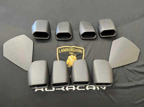 2014-2019 Lamborghini Huracan Carbon Fiber AC Vent Covers