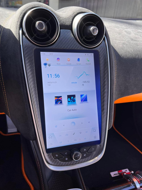 Carplay Retrofits Mclaren 570s / 570gt / 600lt Replacement Android Radio Factory Buttons Factory IRIS Dual Boot