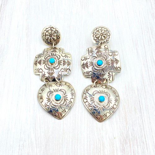 Concho Turquoise Heart