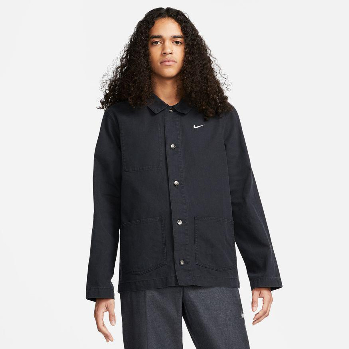 Nike Life Men's Unlined Chore Coat BLACK