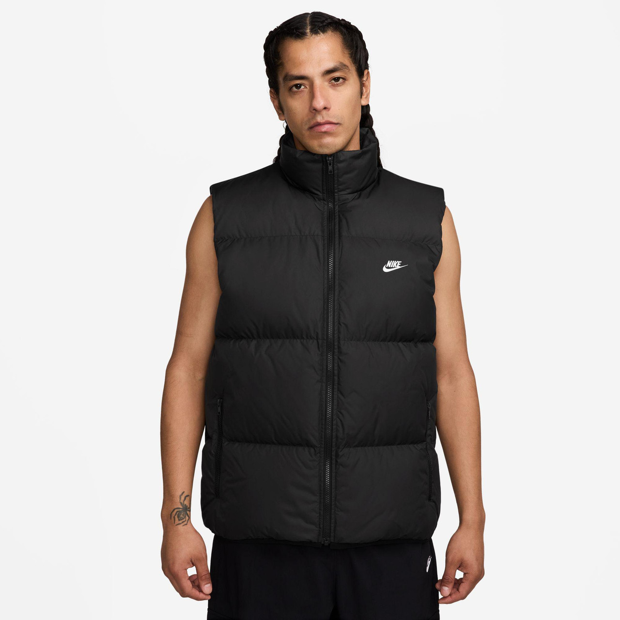 美品✨NIKE CLUB PUFFER VEST ブラック Mサイズ Nike Sportswear Club Men's Therma-FIT Puffer Vest BLACK