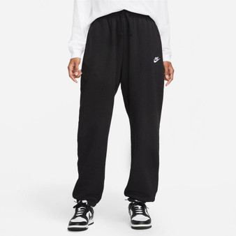 Nike Sportswear Club Fleece Women's Mid-Rise Oversized Sweatpants BLACK