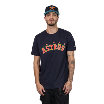 MLB Sprouted Houston Astros Short Sleeve T-Shirt NAVY