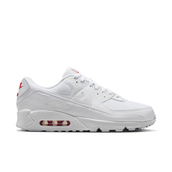 Nike Air Max 90 WHITE/WHITE-LT CRIMSON