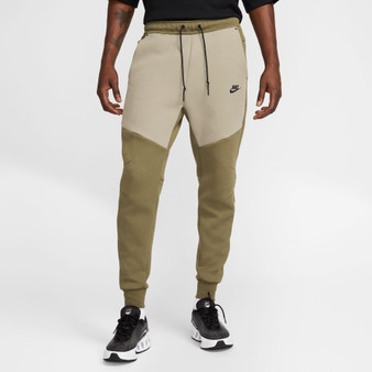 Nike Tech Men's Fleece Joggers MEDIUM OLIVE/LIGHT ARMY