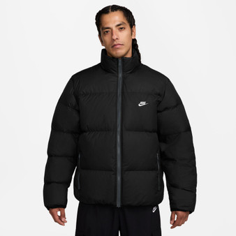 Nike Sportswear Club Men's Therma-FIT Puffer Jacket BLACK Nike Sportswear Club Men's Therma-FIT Puffer Jacket BLACK