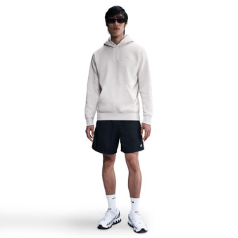 Nike Club Men's Pullover Fleece Hoodie BIRCH HEATHER