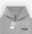 HUB LOGO HOODIE - GREY HUB LOGO HOODIE - GREY