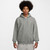 Nike Solo Swoosh Men's Full-Zip Fleece Hoodie GREY