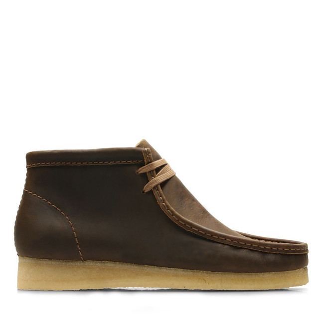 Clarks Wallabee Mens Brown Suede Lace 