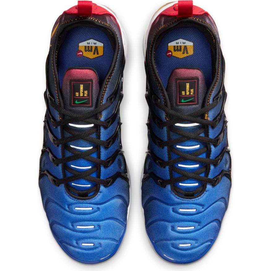vapormax plus black blue