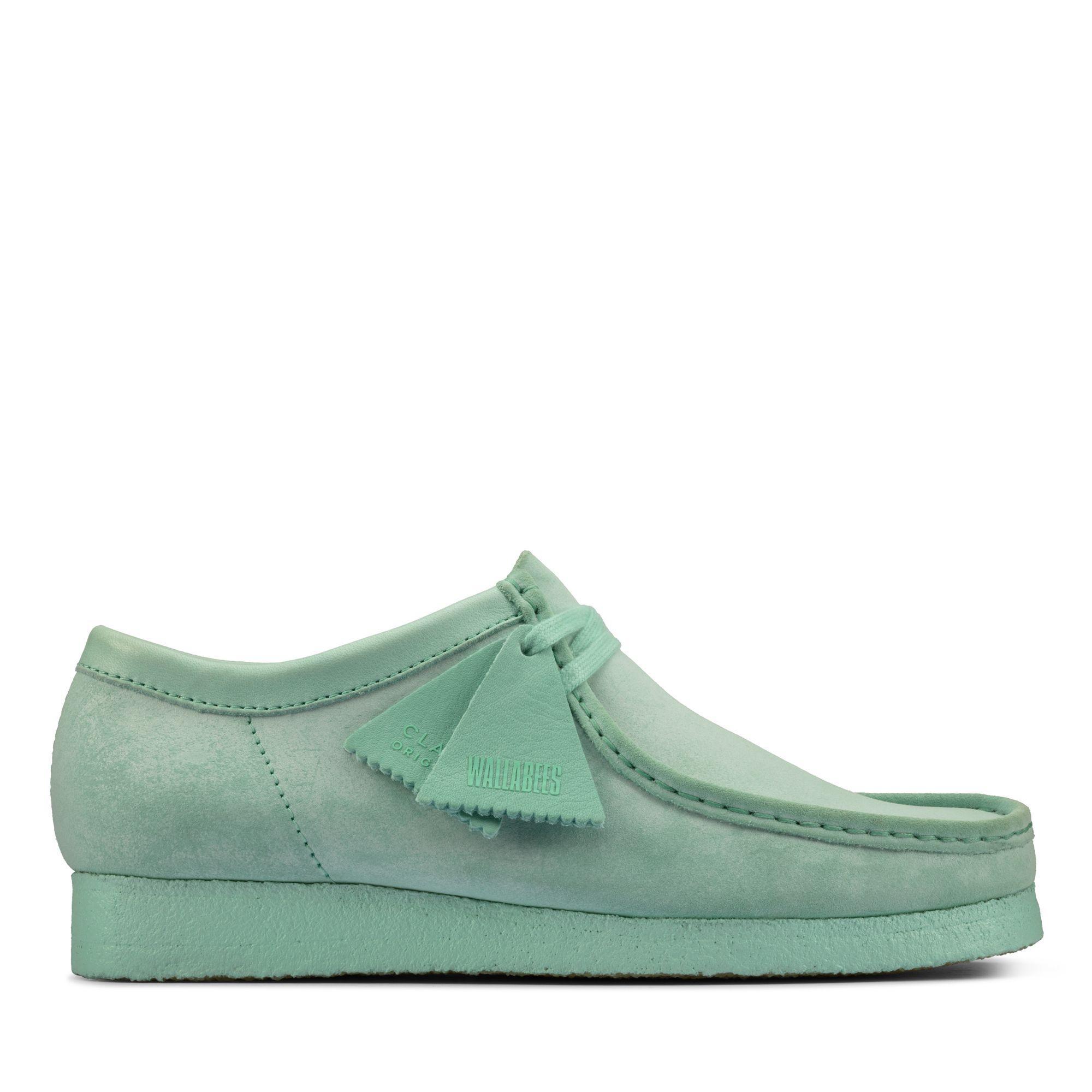CLARKS ORIGINAL WALLABEE MINT SUEDE 