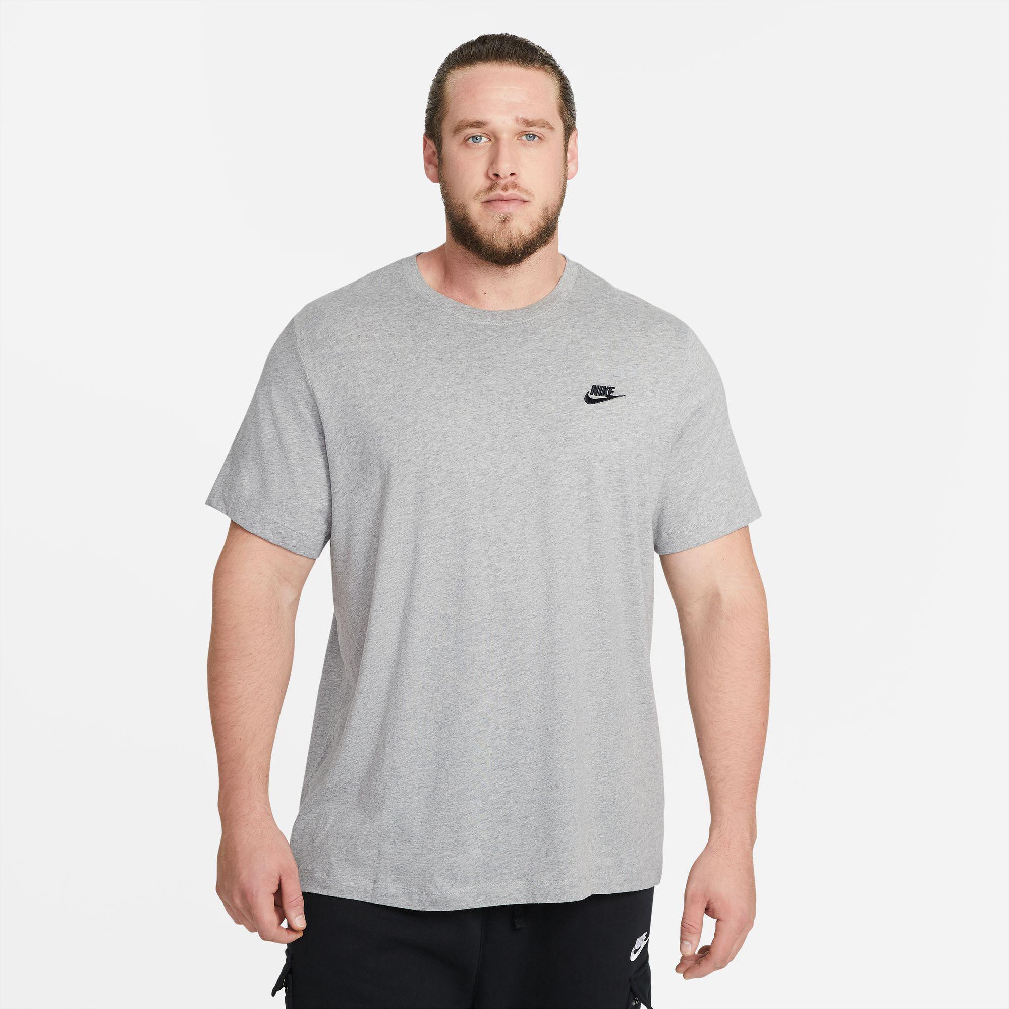 Nike Sportswear Club Men s T Shirt GREY SNEAKER HUB