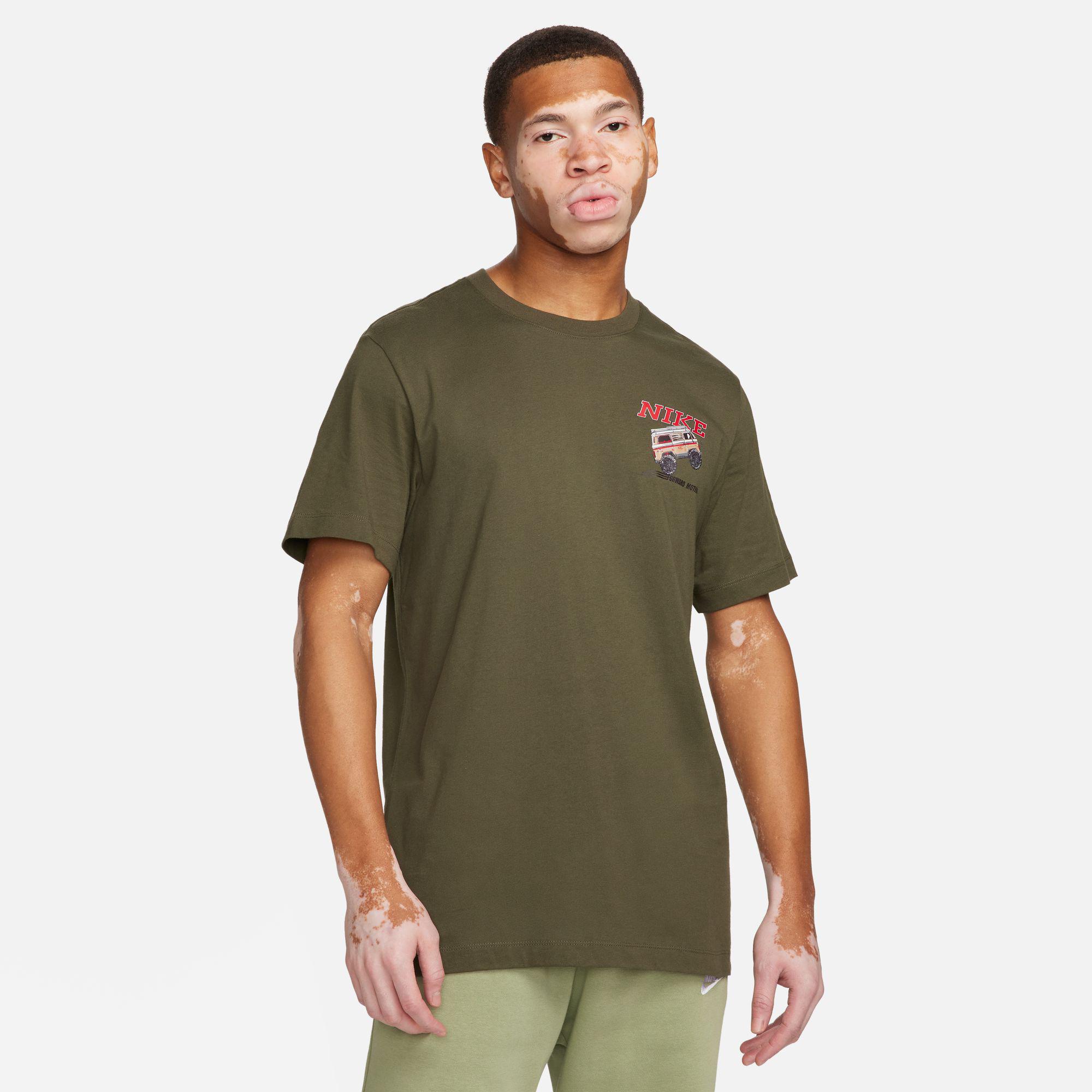 Nike olive hot sale green t shirt