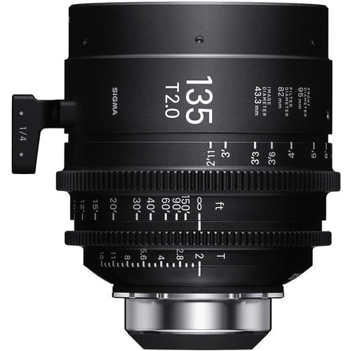 Sigma 135mm T2 FF High-Speed Art Prime 2 Lens with /i Technology (PL Mount, Feet)
