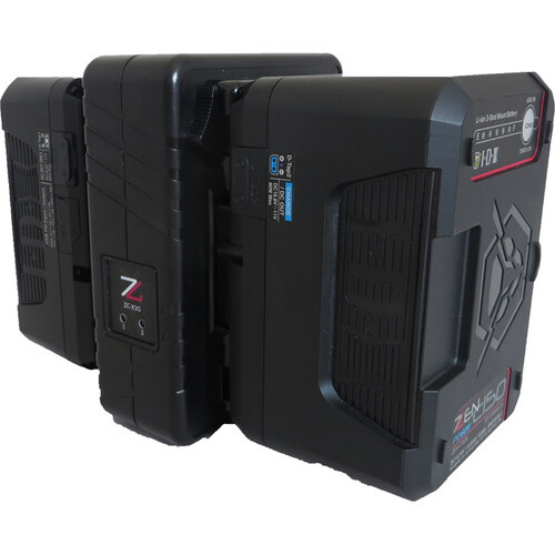 IDX System Technology ZC-X2G Dual-Channel Li-Ion Battery Charger and 2x ZEN-C150G Battery Kit