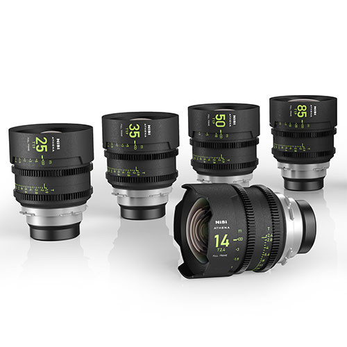 $299 Pre-Order Deposit for NiSi ATHENA Prime T2.4/1.9 Full-Frame 5-Lens Kit (RF Mount) with Hard Case