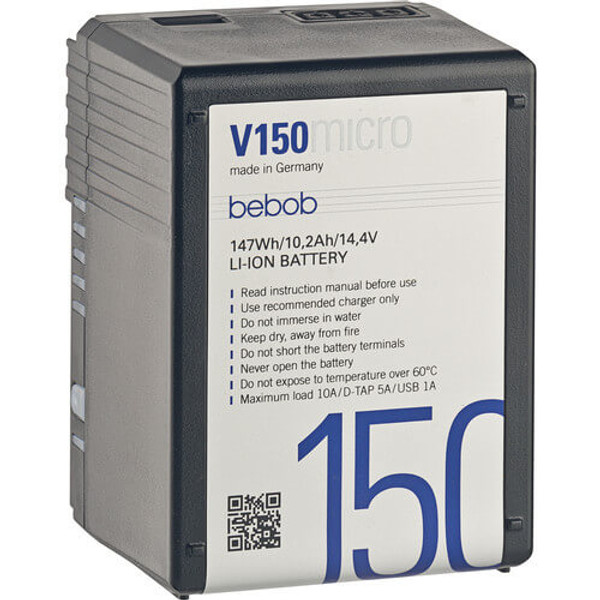 Bebob Factory GmbH V150MICRO 14.4V, 150Wh V-Mount Li-Ion Battery